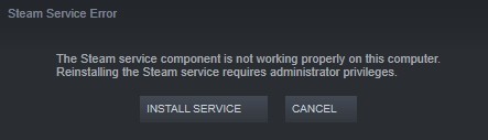 Steam Service Error How To Fix The Steam Service Component Issue