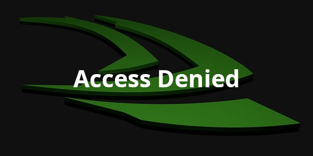 NVIDIA Website Access Denied Error [FIXES] - Valibyte