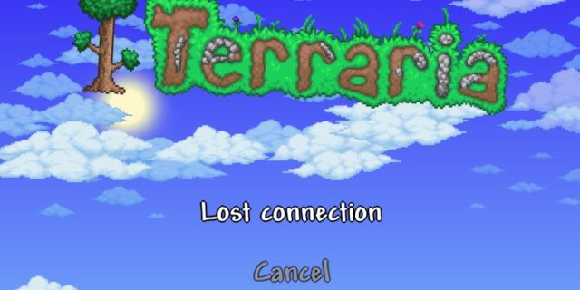 terraria steam join lost connection