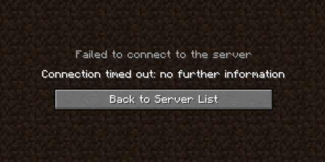 Minecraft Server Connection Timed Out How To Fix Valibyte